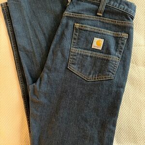 Carhartt mens Rugged flex straight fit jean. Size 34 x 32 Dark wash